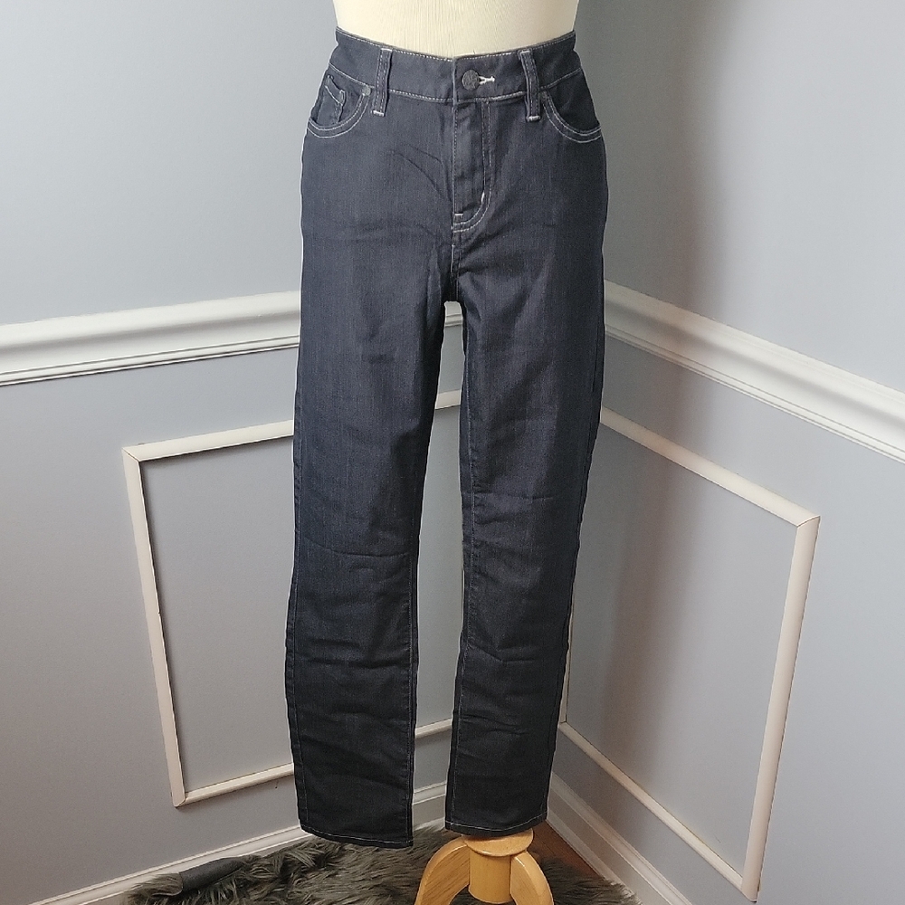 PRANA Kayla Gray Black Mid-Rise Short Inseam Stretch Organic Cotton‎ Jeans 10/30